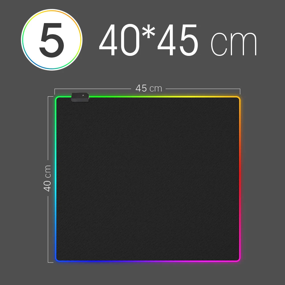 RGB LED Desk Mat & Mouse Pad