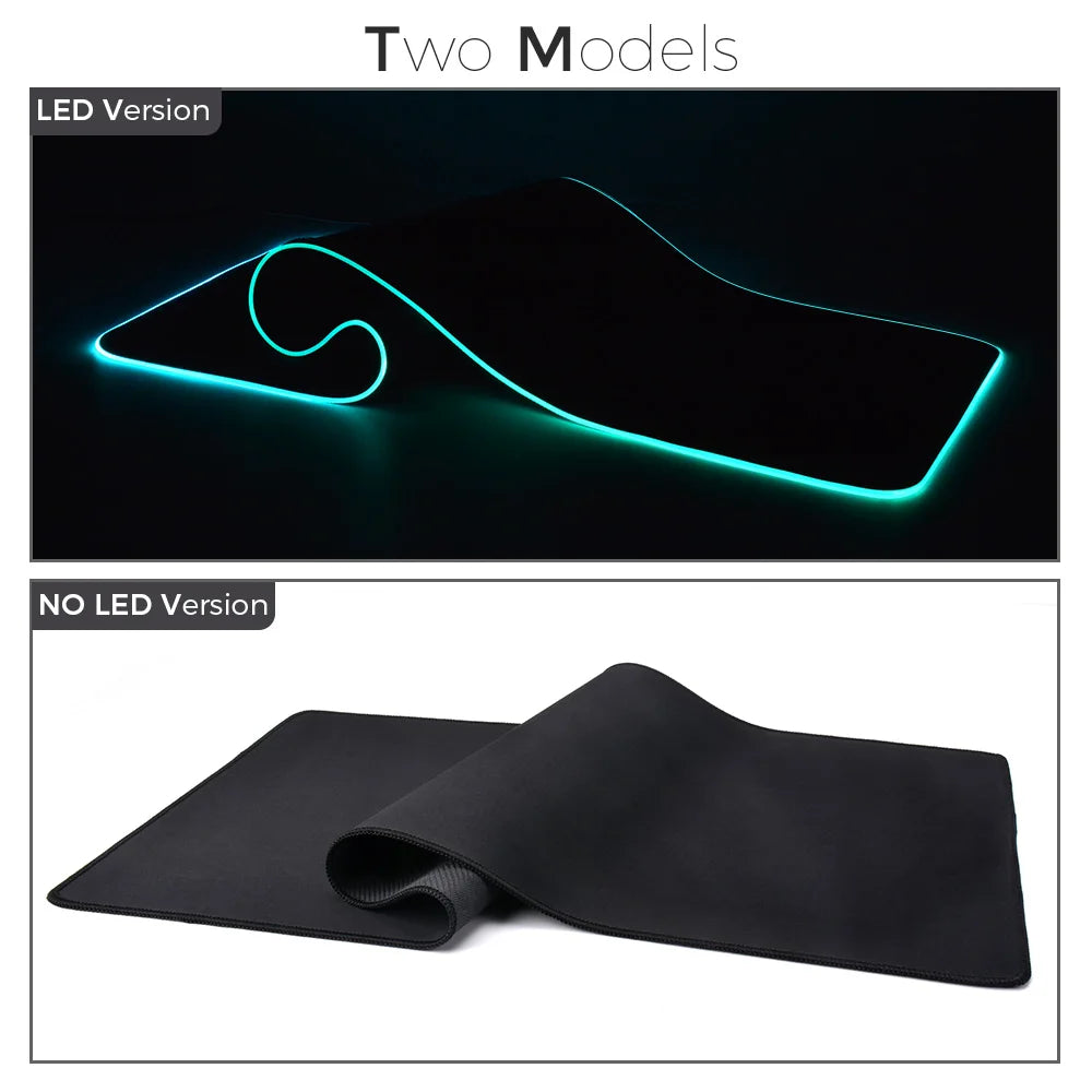 RGB LED Desk Mat & Mouse Pad