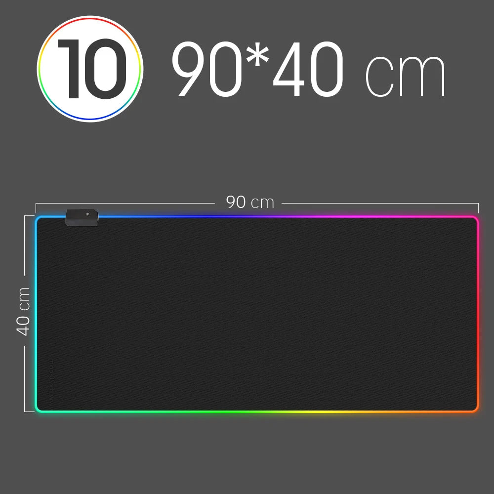 RGB LED Desk Mat & Mouse Pad