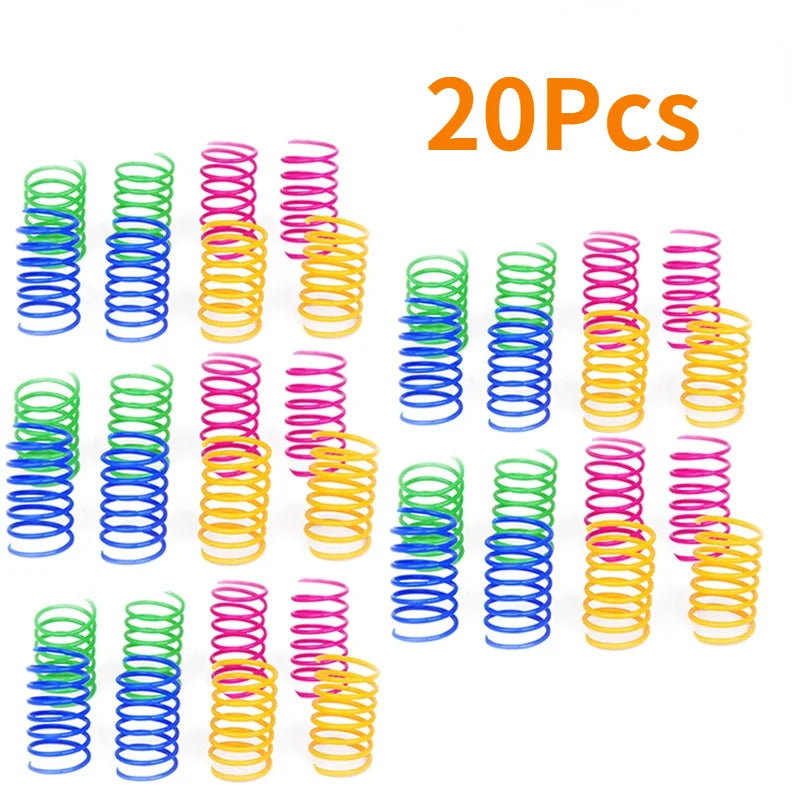 Colourful Cat Spring Toys