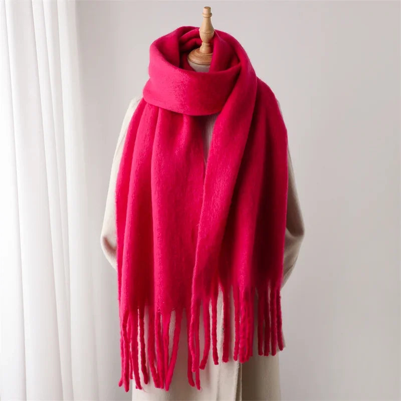 Cashmere-Feel Blanket Scarf