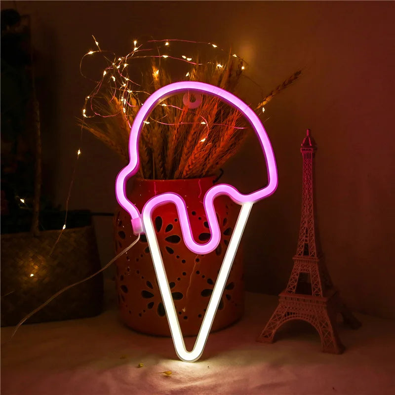 Neon-Style LED Wall Sign