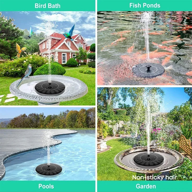 Mini Solar Bird Bath Fountain