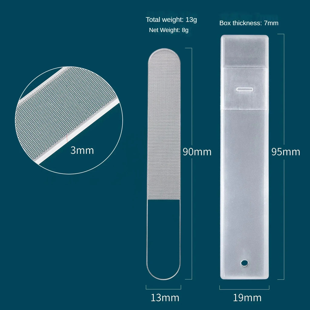 Nano Glass Nail File with Case