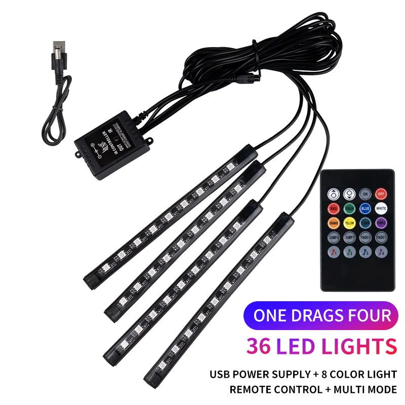 Car Footwell LED Kit