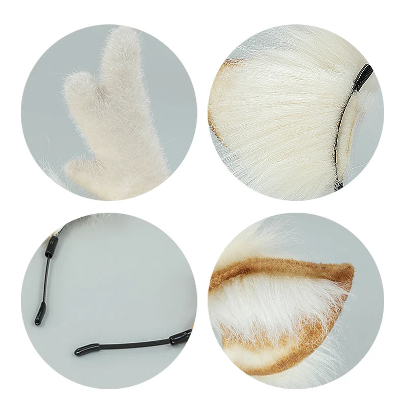 Plush Reindeer Antler Headband