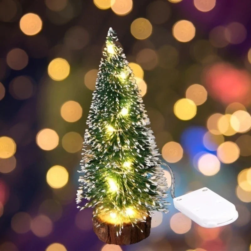 Mini Tabletop Christmas Tree with LED Lights
