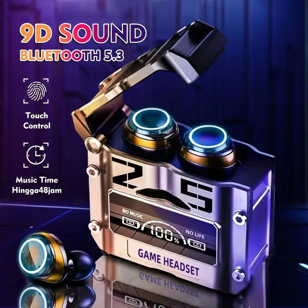 Wireless Bluetooth 5.3 Earbuds with LED Display Case