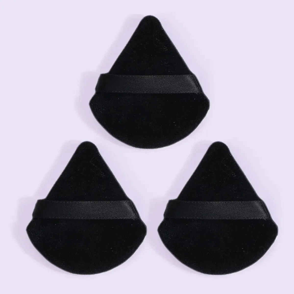 Velvet Triangle Powder Puff Set