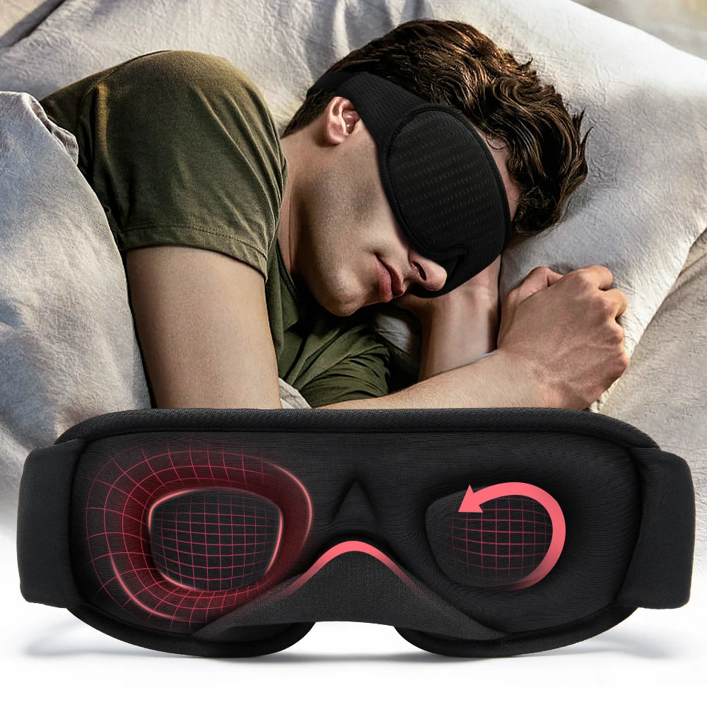 3D Contoured Blackout Sleep Mask