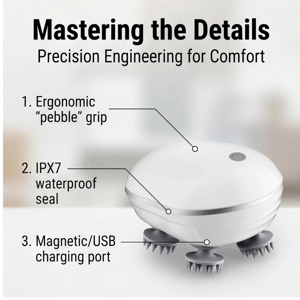 Waterproof Electric Scalp Massager