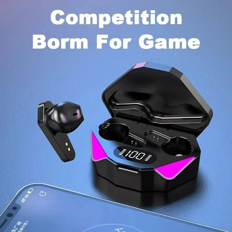 Wireless Earbuds with LED Display