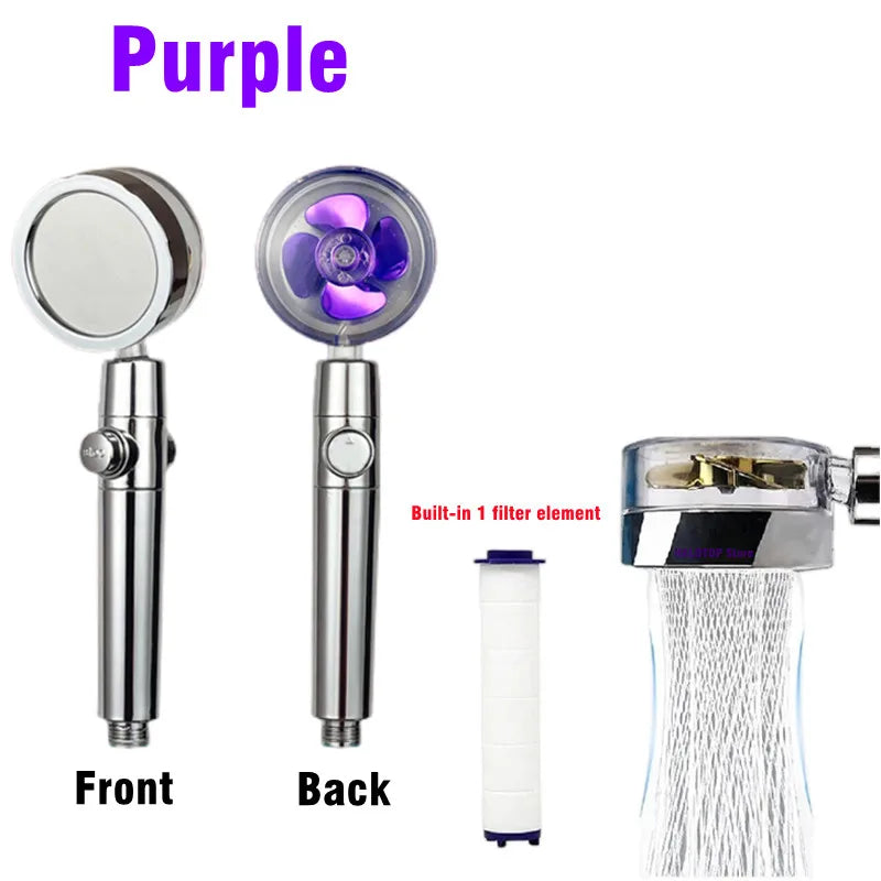 Turbo Fan Handheld Shower Head