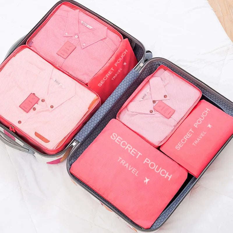 Packing Cubes Set: 6 Pieces