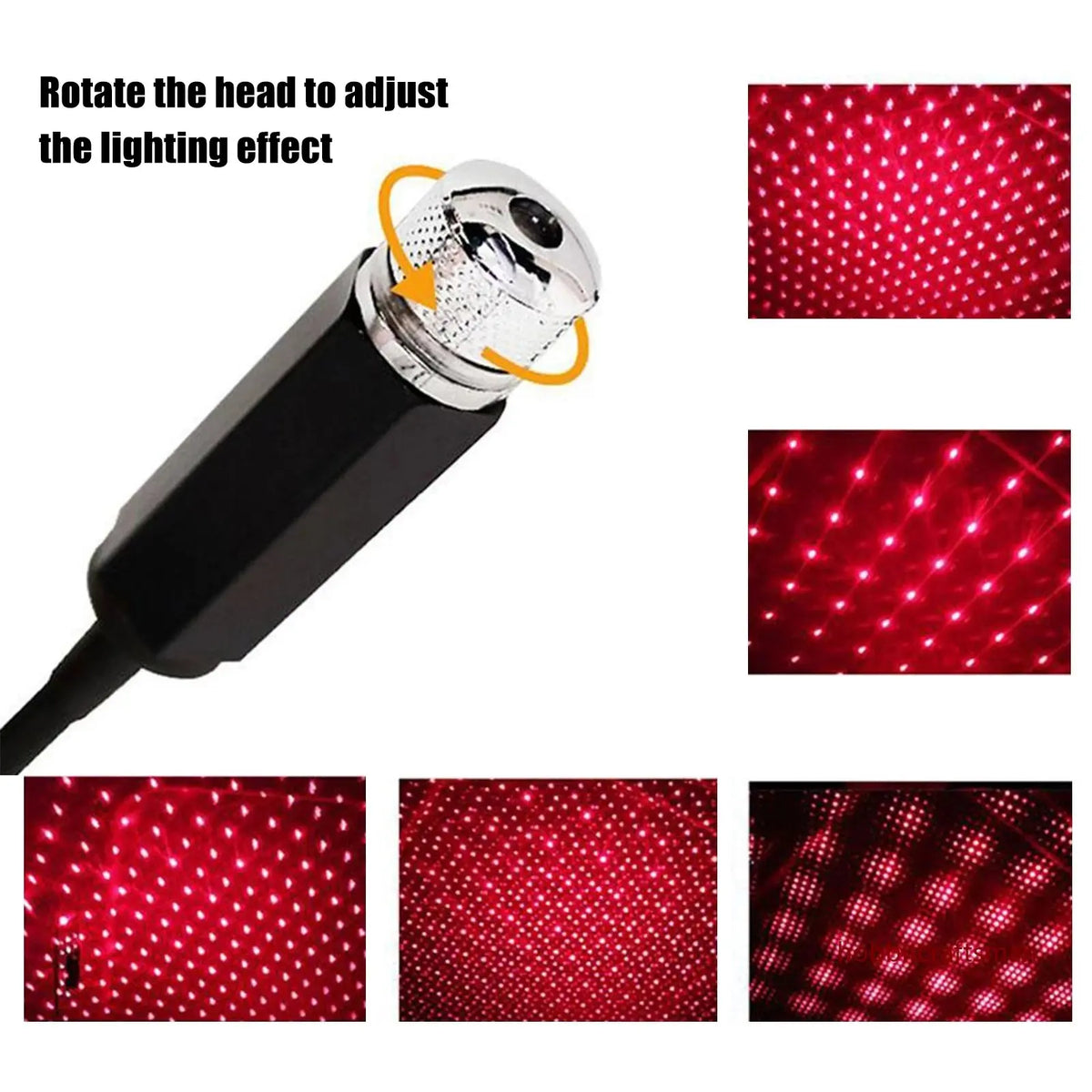 USB Car Roof Star Projector
