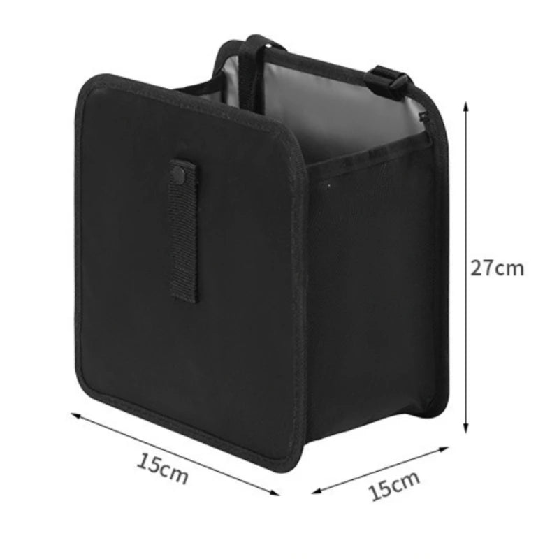 Foldable Seat-Back Car Trash Bin
