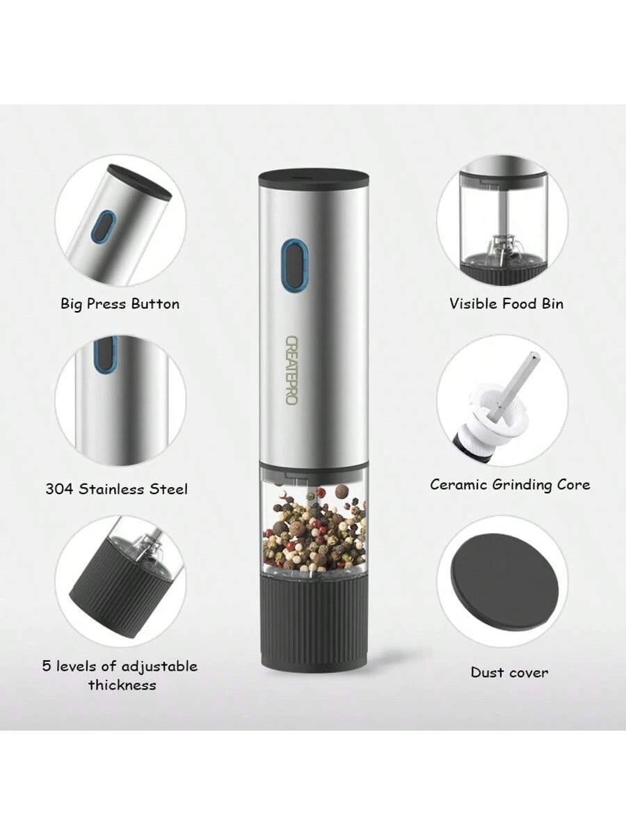 Rechargeable Electric Salt & Pepper Grinder