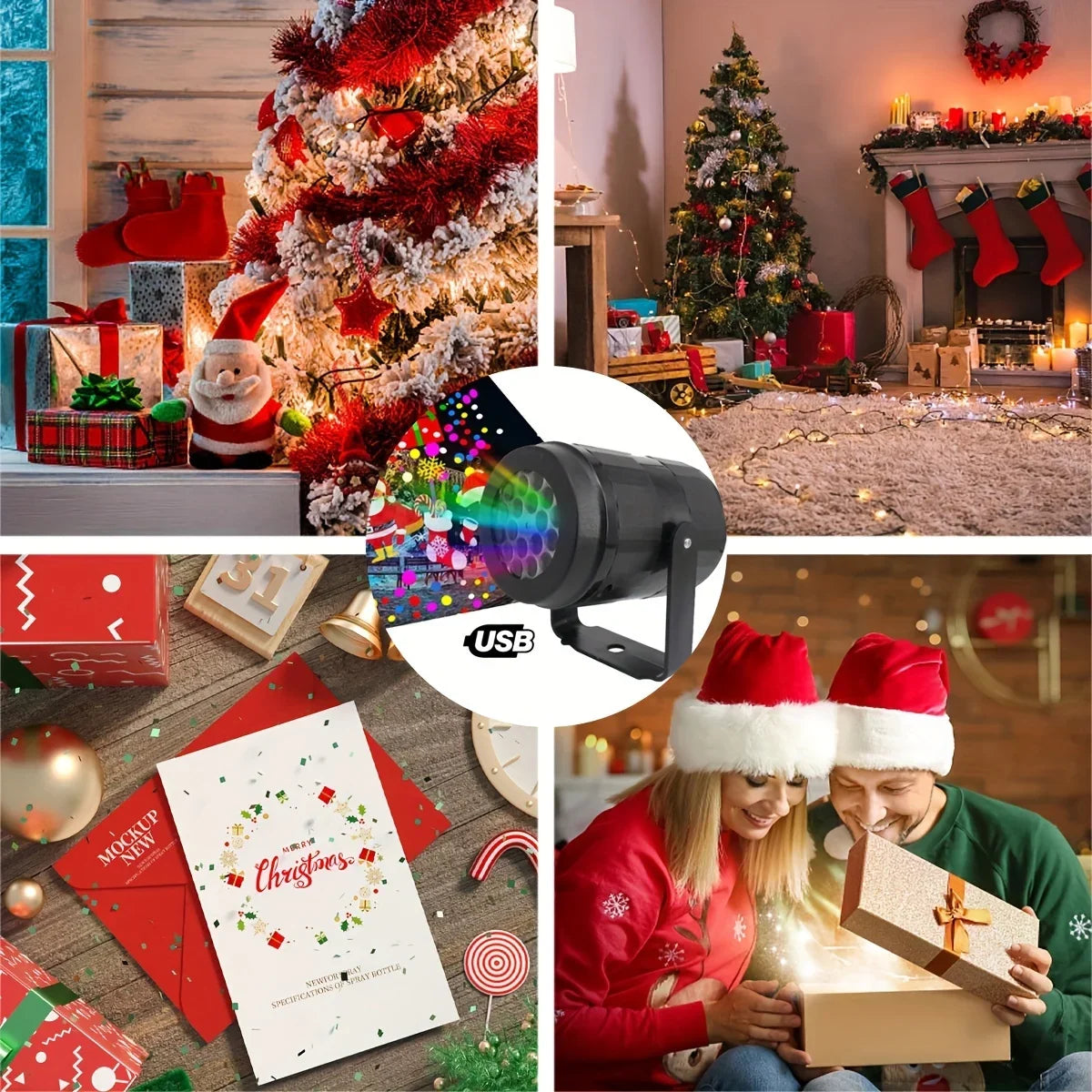 Christmas Snowflake Projector