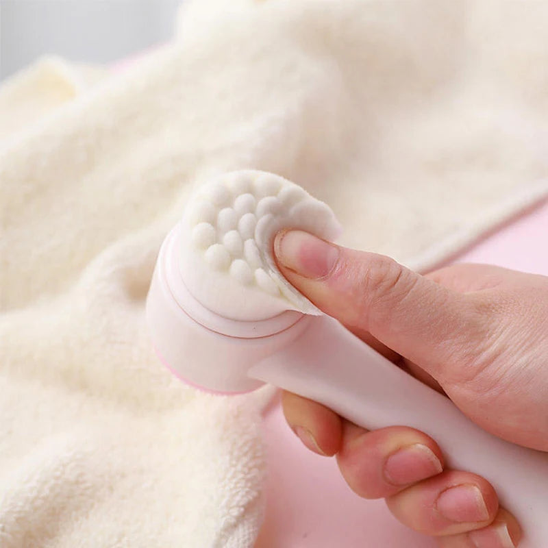 Double-Sided Silicone Facial Cleansing Brush