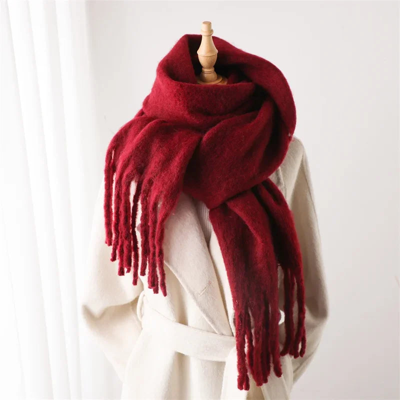 Cashmere-Feel Blanket Scarf