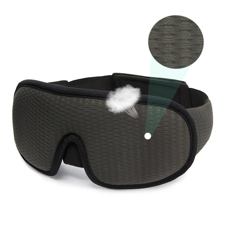 3D Contoured Blackout Sleep Mask