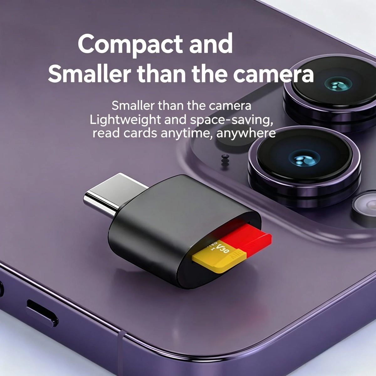Mini USB-C & USB microSD Card Reader