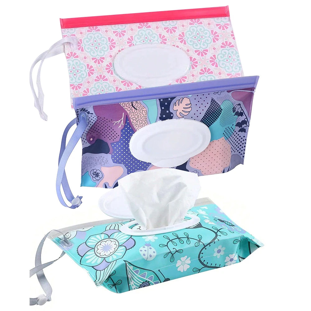 Refillable Travel Wipes Case