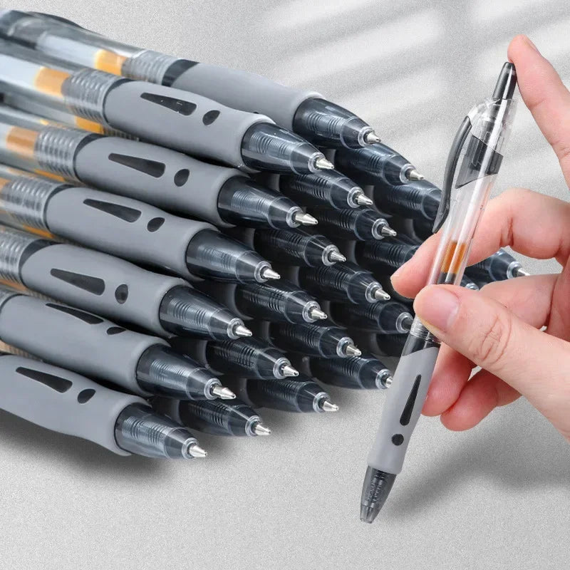 Retractable 0.5 mm Gel Pens with Refills
