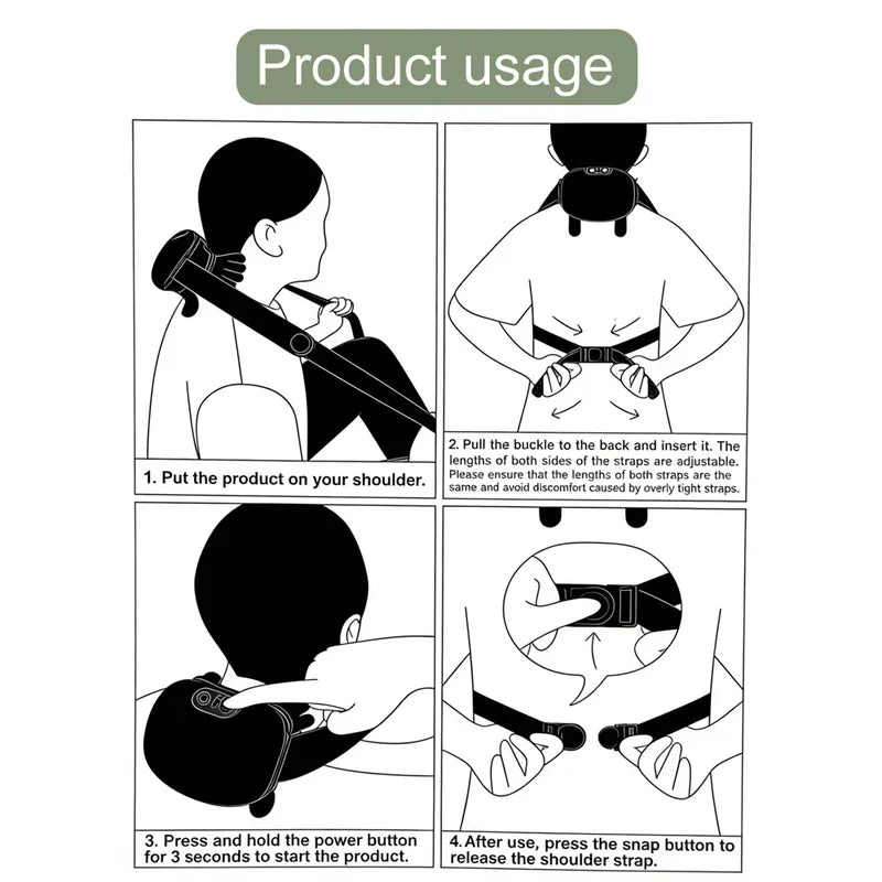 Cordless Kneading Neck & Shoulder Massager