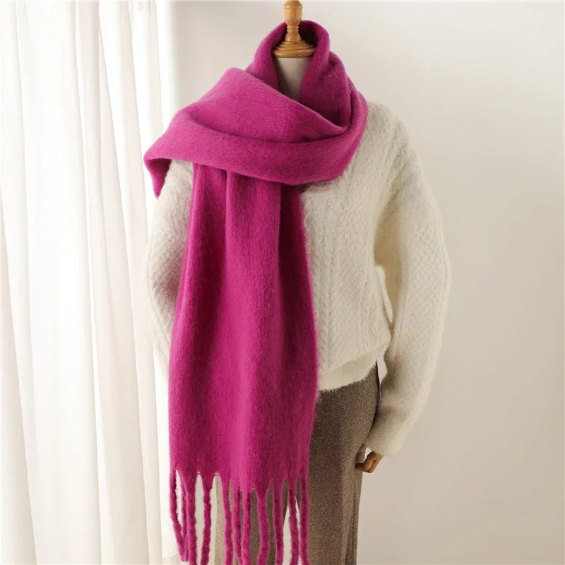 Cashmere-Feel Blanket Scarf