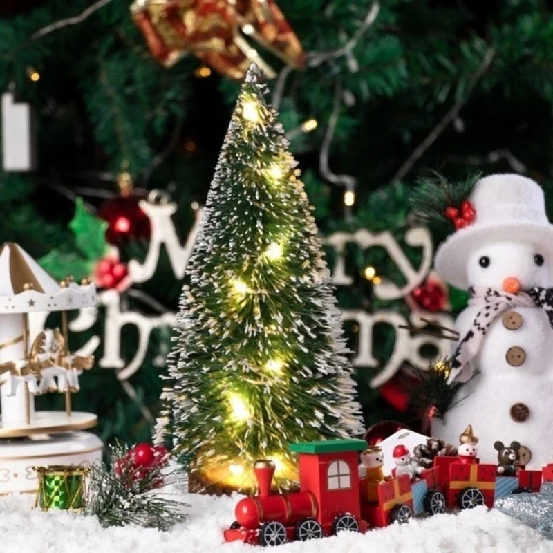 Mini Tabletop Christmas Tree with LED Lights