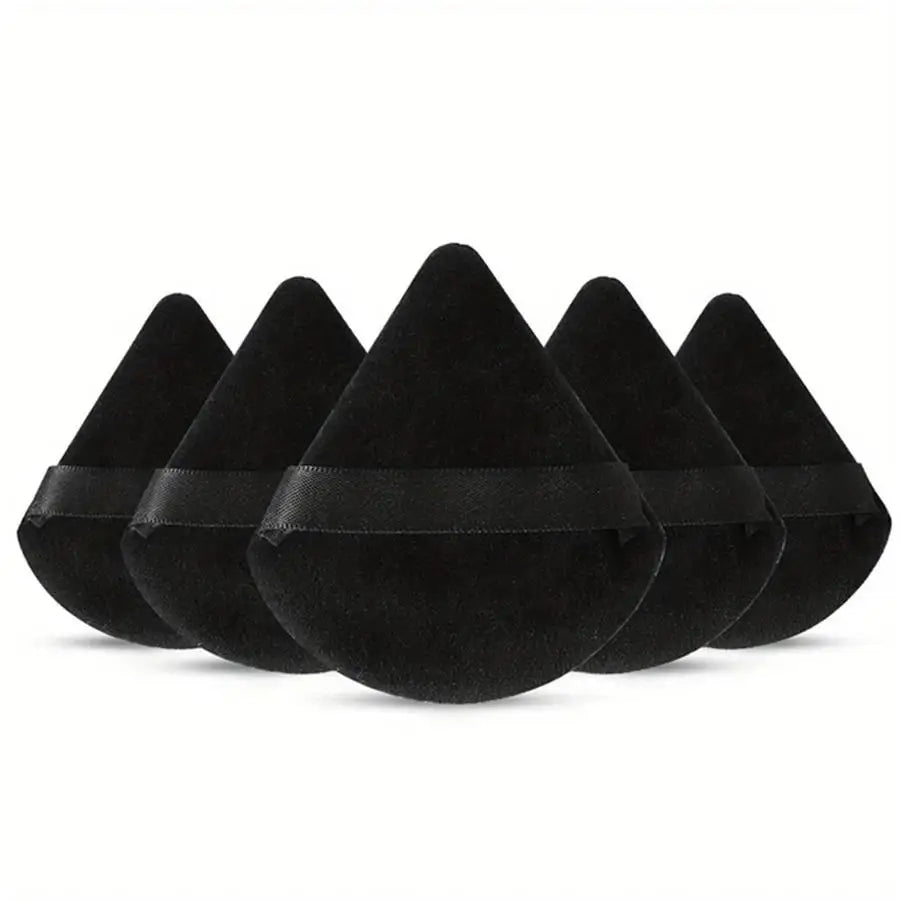 Velvet Triangle Powder Puff Set