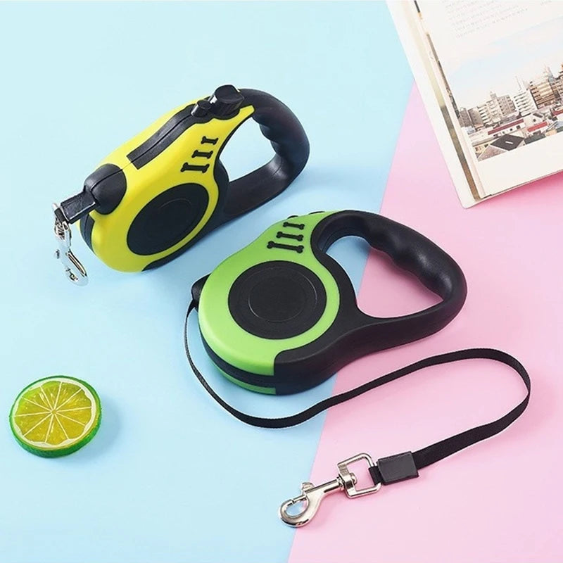Retractable Dog Leash, 3 m or 5 m