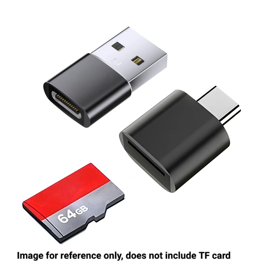 Mini USB-C & USB microSD Card Reader