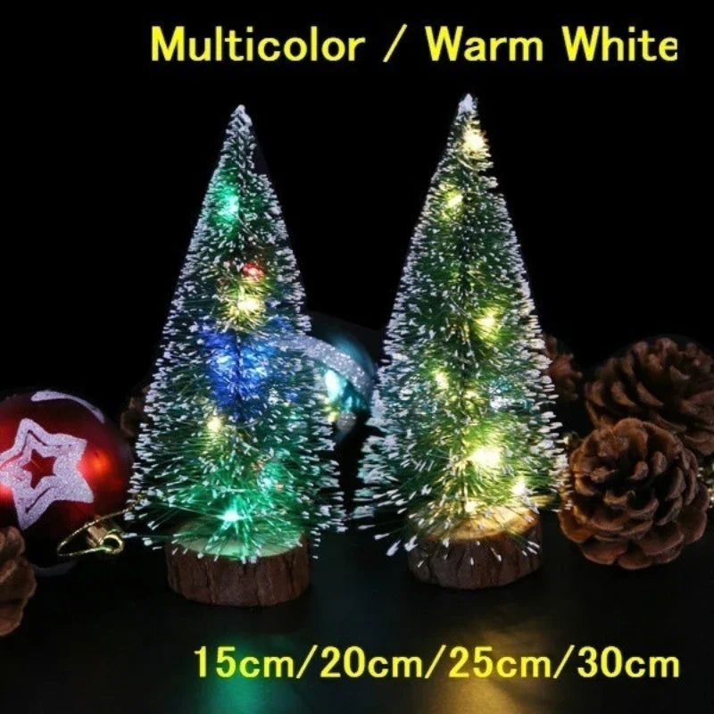 Mini Tabletop Christmas Tree with LED Lights