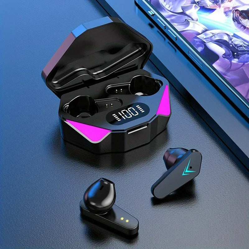 Wireless Earbuds with LED Display