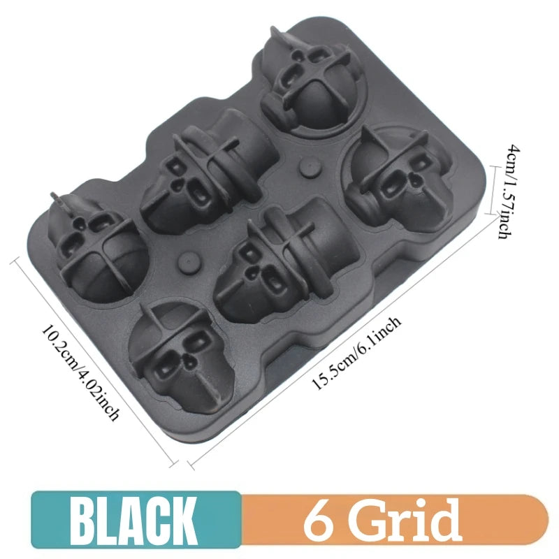 Silicone Ice Cube Mold, 4 Grids