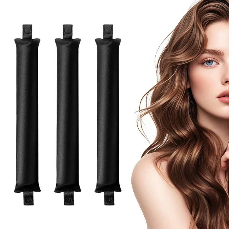 Heatless Satin Curling Rod: Overnight Curls, No Heat