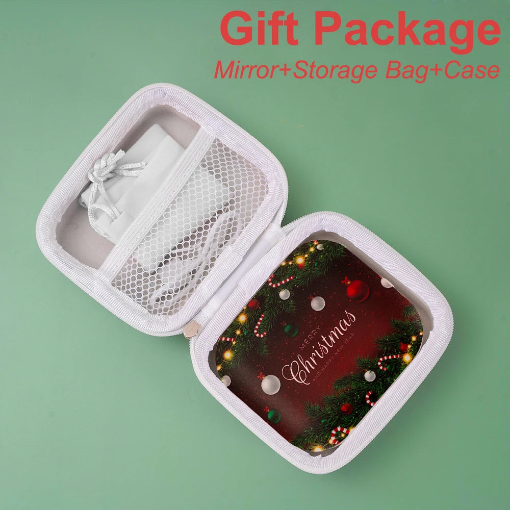 Rechargeable LED Compact Mirror, 1x & 2x