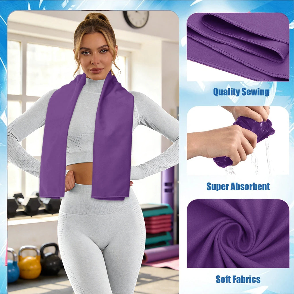 Quick-Dry Microfiber Sports Towel