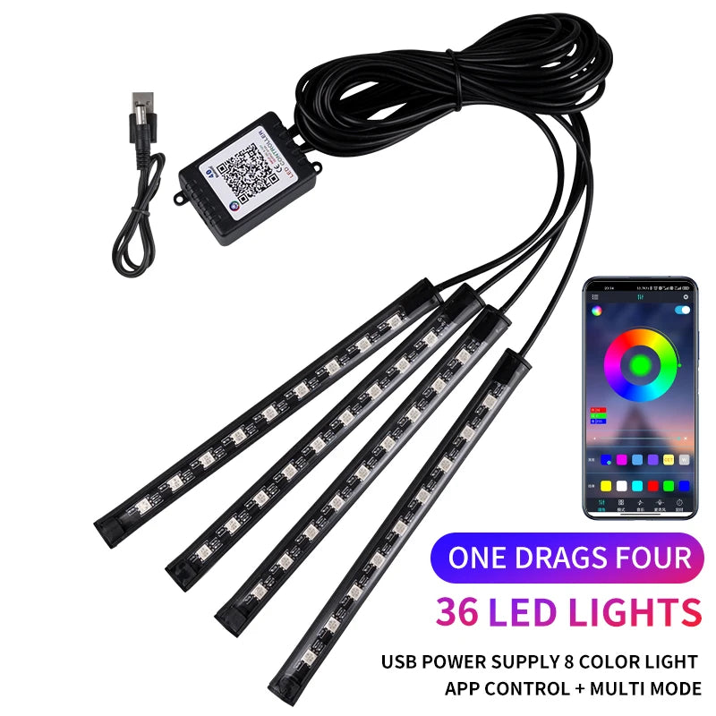 Car Footwell LED Kit