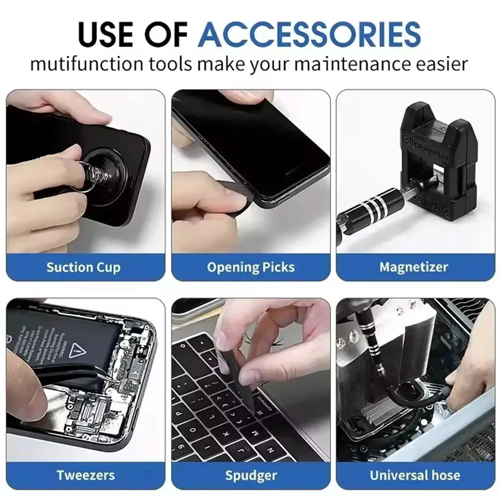 115-in-1 Magnetic Precision Screwdriver Set