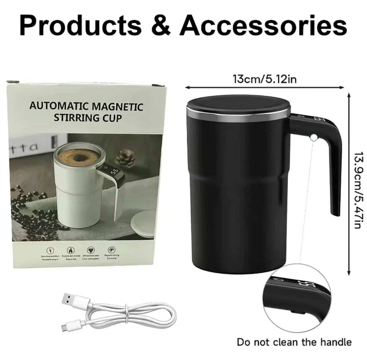 Self-Stirring Coffee Mug
