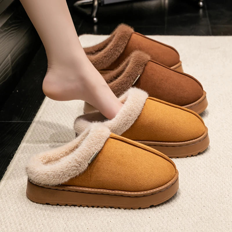 Fluffy Lined Slippers