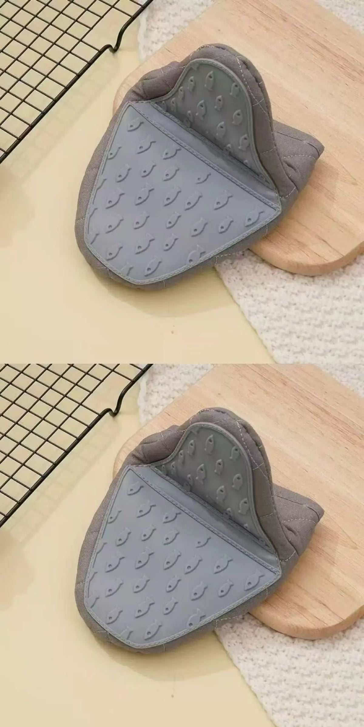 Fish-Shaped Silicone Oven Mitts