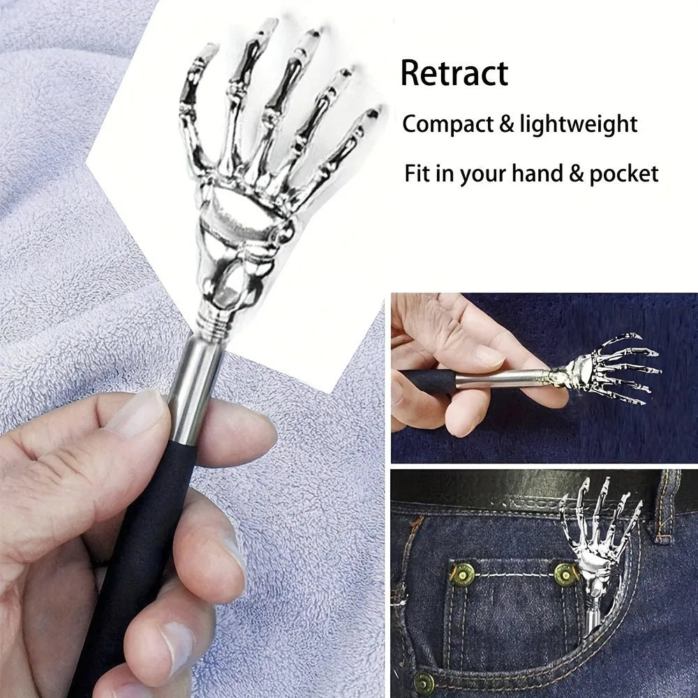 Telescoping Stainless Steel Back Scratcher