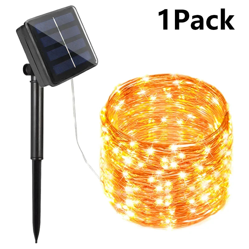 Solar Fairy String Lights, Outdoor