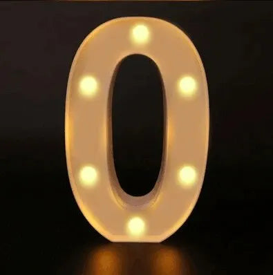 LED Marquee Number & Heart Light