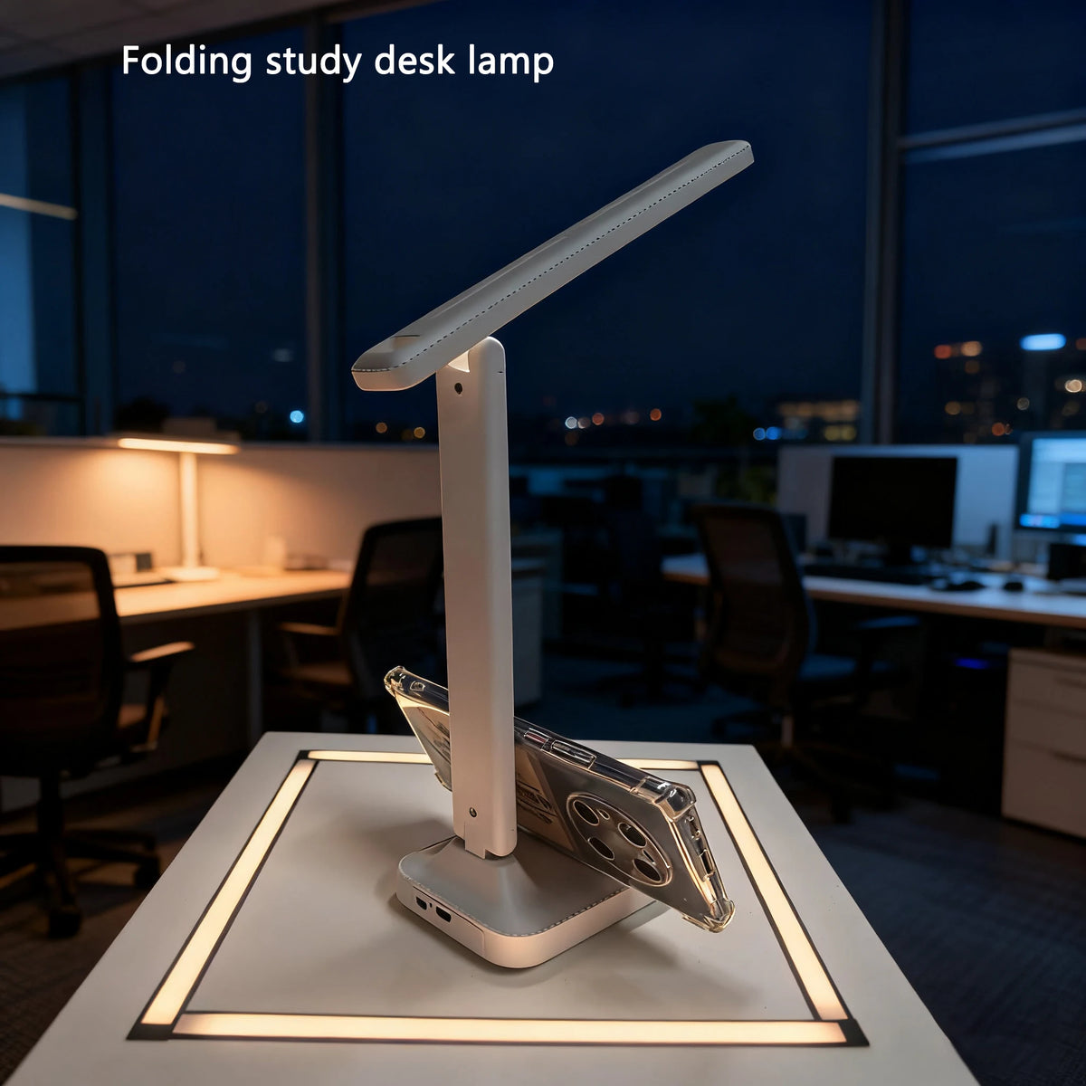 Foldable Rechargeable LED Desk Lamp with Touch Control