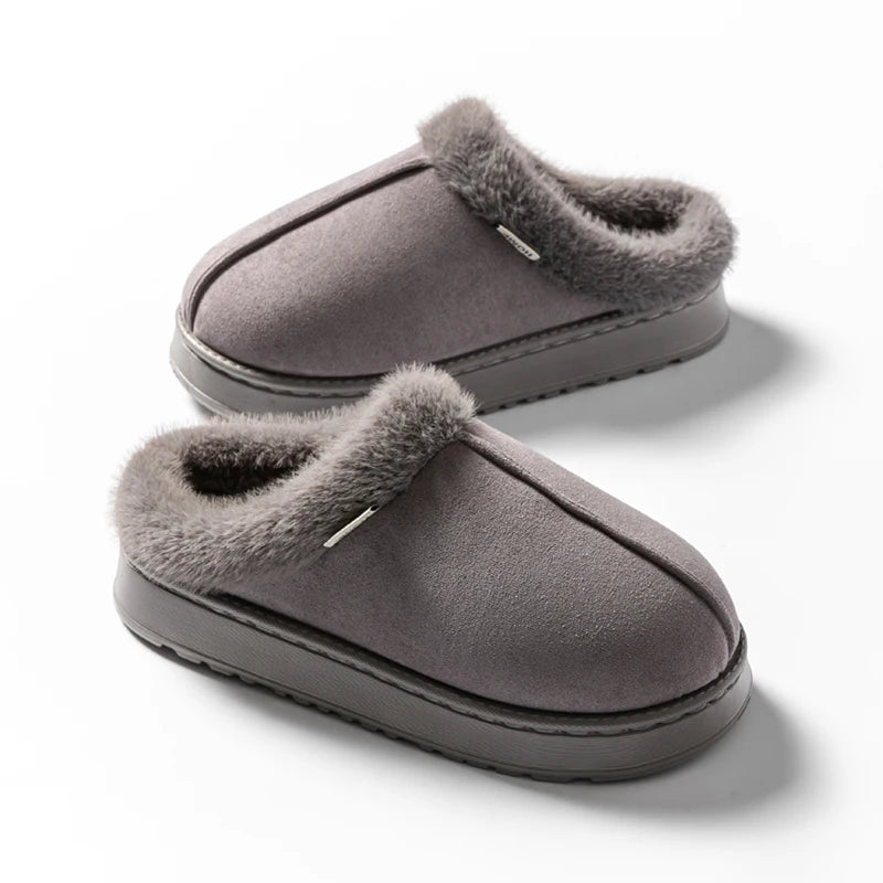 Fluffy Lined Slippers